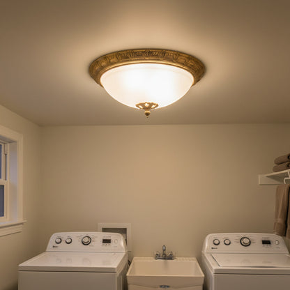 Deltana Flush Ceiling Lamp