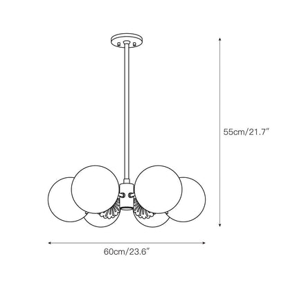 Dewdrop Globe Chandelier