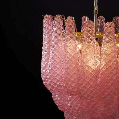 Drop Pink Chandelier
