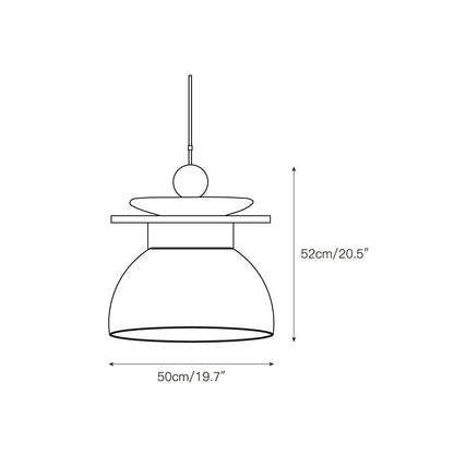 Eirene Glass Pendant Lamp