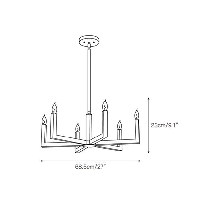 Eliza Brass Chandelier