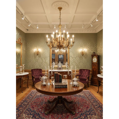 Eloise Brass Leaf Chandelier