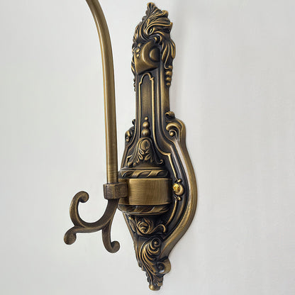 Evelyn Glass Rose Wall Sconce