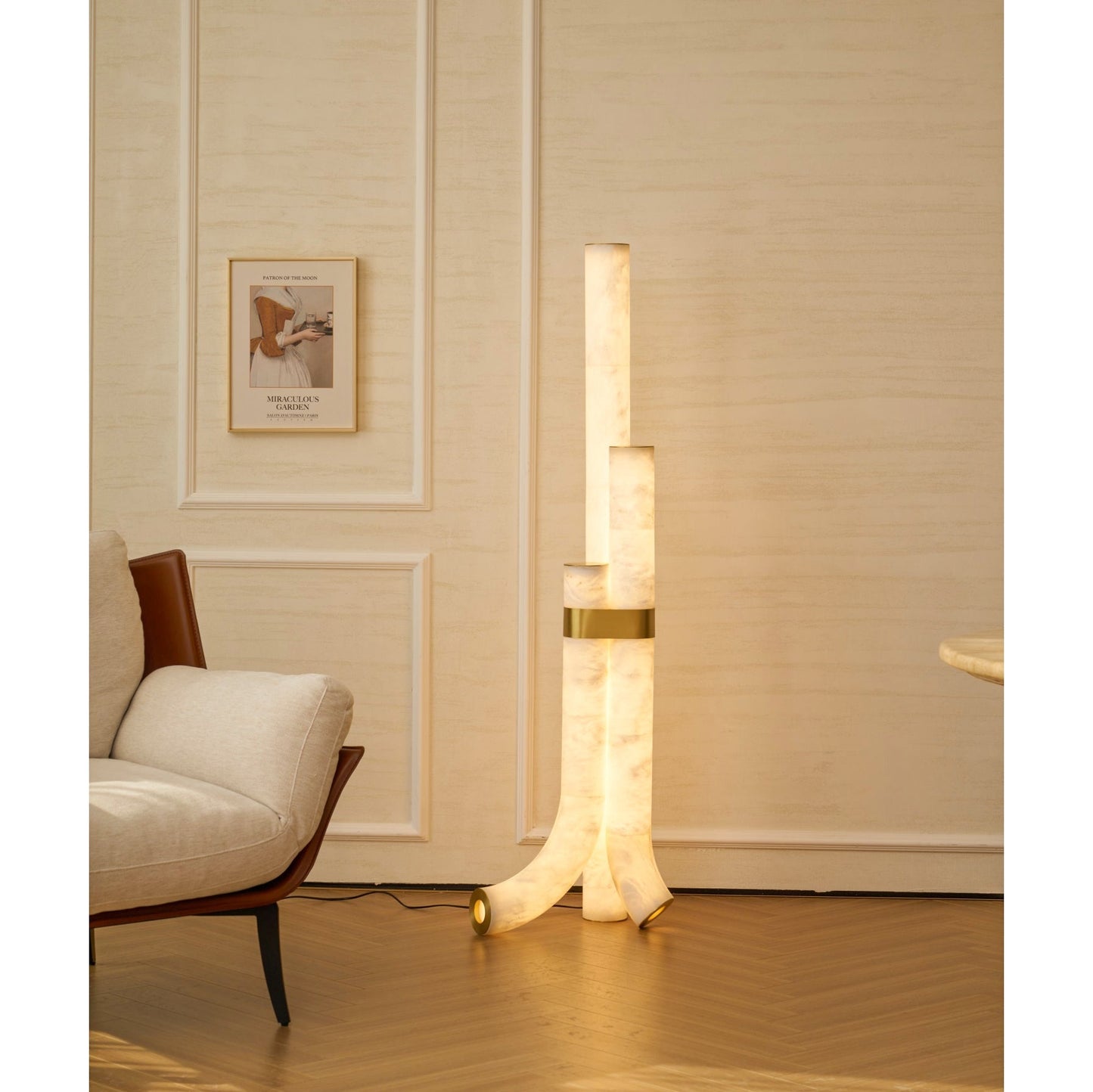 Fantasy Alabaster Floor Lamp