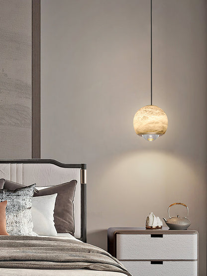 Ferox Alabaster Pendant Light