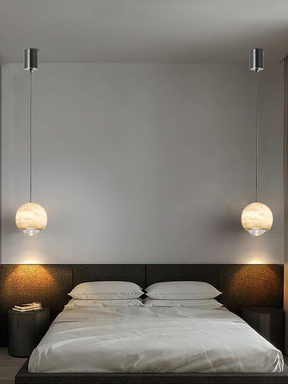 Ferox Alabaster Pendant Light
