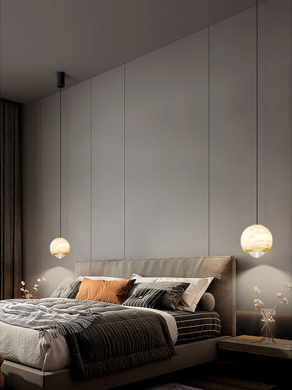 Ferox Alabaster Pendant Light