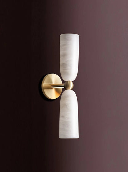 Figure Alabaster Wall Lamp