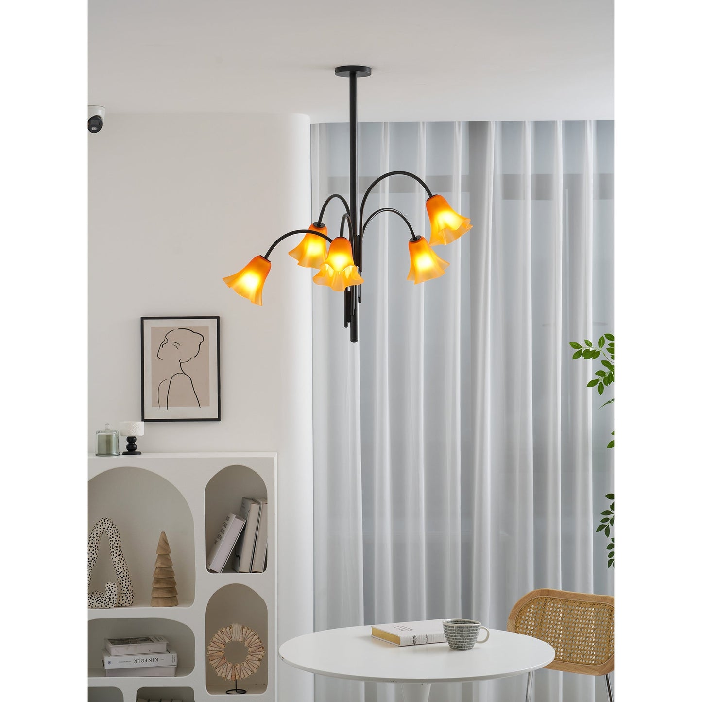 Flora Glass Chandelier