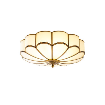 Flower Shape Glass Ceiling Lamp