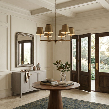 Whitney Brass Chandelier