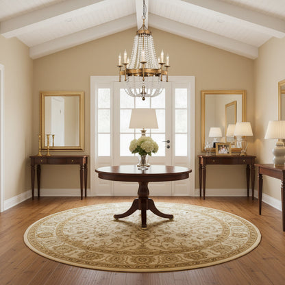 Frosted Crystal Bead Chandelier