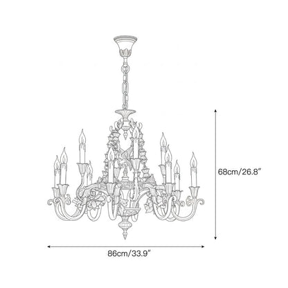 Genualdi Brass Chandelier