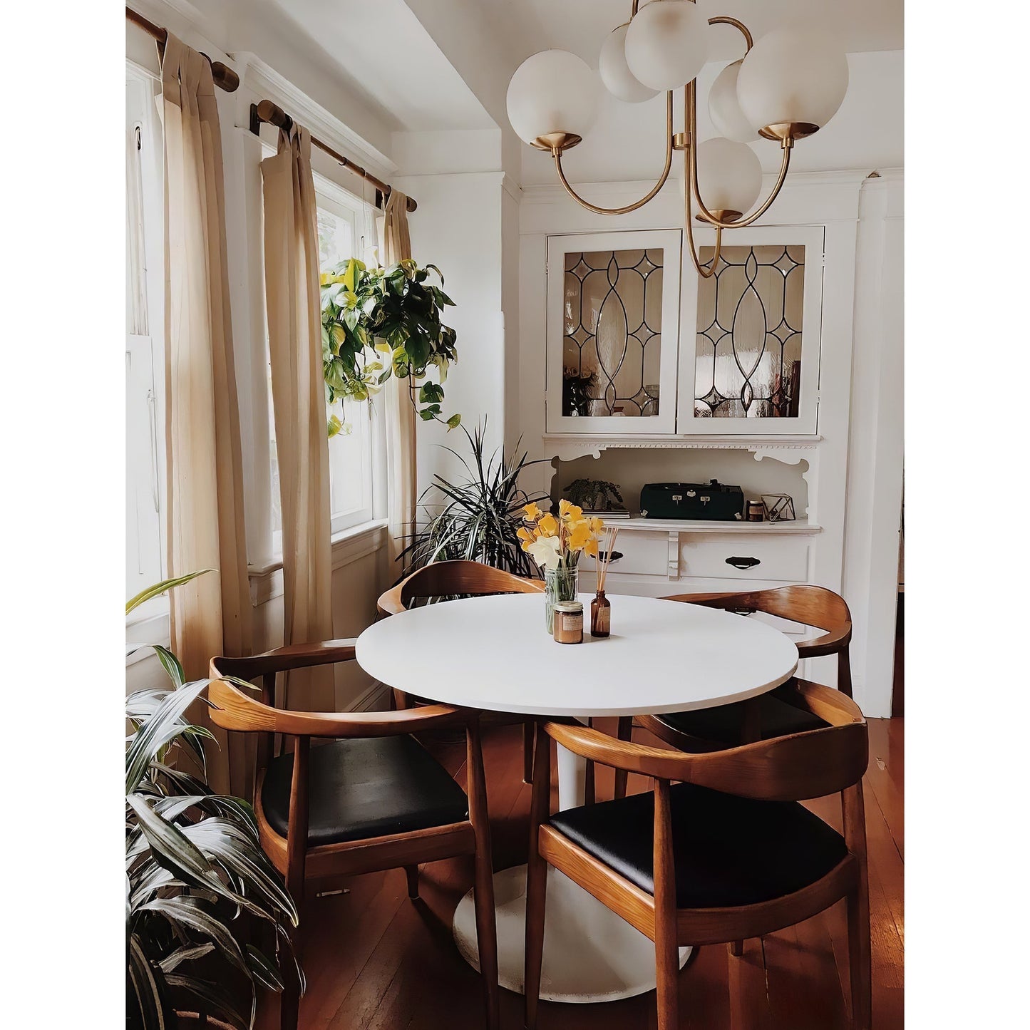 Gooseneck Chandelier