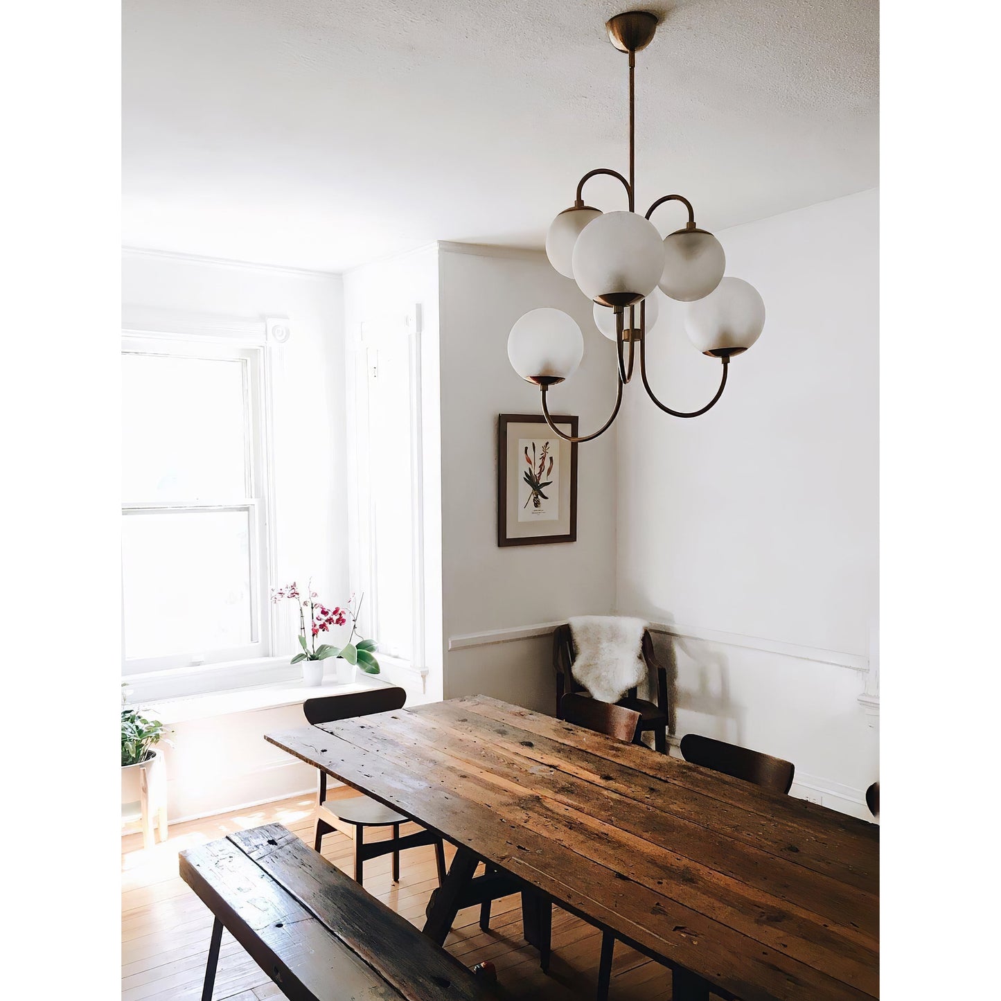 Gooseneck Chandelier
