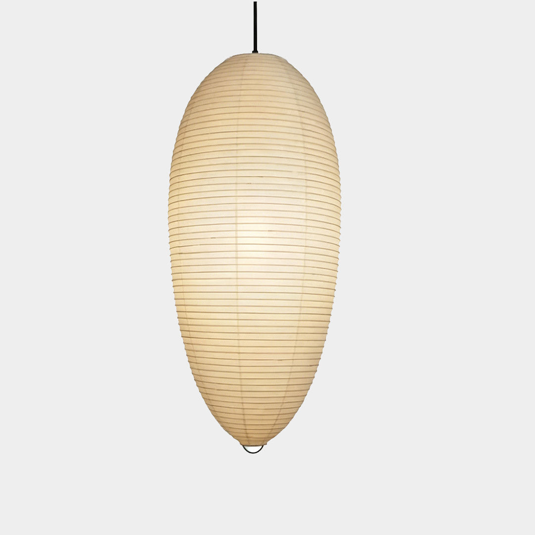 Akari 23A 24A Washi Paper Egg-Shape Pendant Light