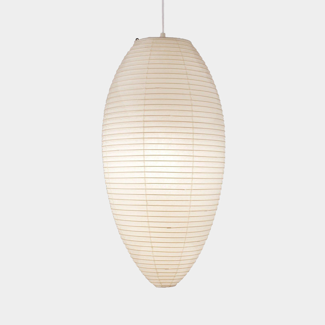 Akari 23A 24A Washi Paper Egg-Shape Pendant Light