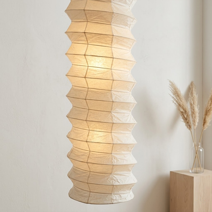 Akari 31N Washi Paper Cylindrical Pendant Light