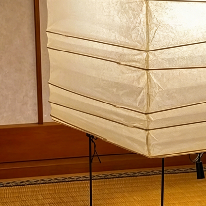 Akari 3X Washi Paper Square Table Lamp