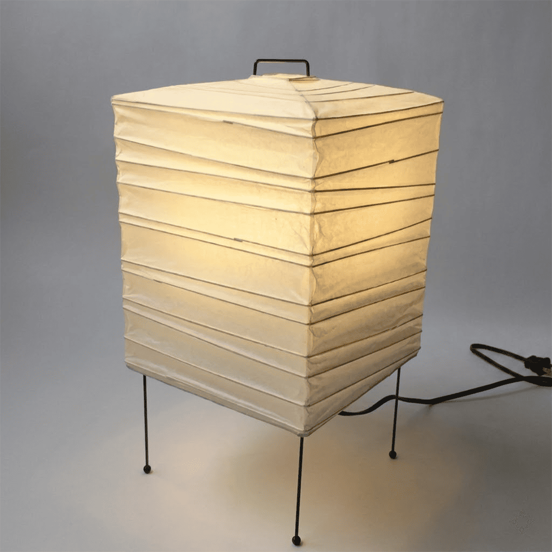 Akari 3X Washi Paper Square Table Lamp