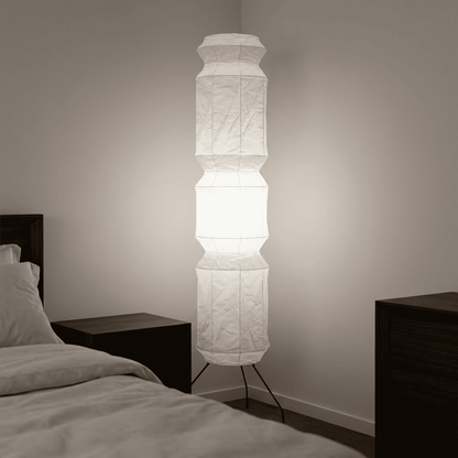 Akari UF4-L6 Washi Paper Tall Floor Lamp