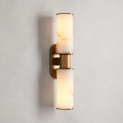 Harlin Vertical Alabaster Sconce