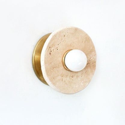 Haven Travertine Wall Sconce