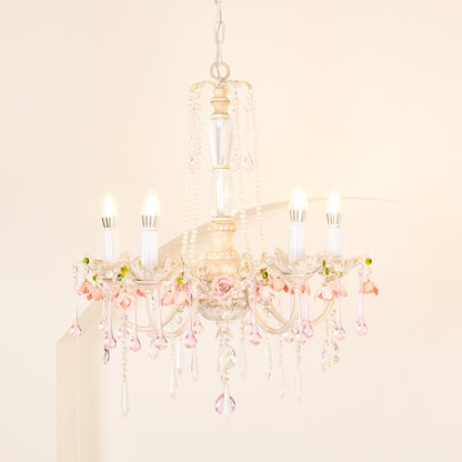 Heritage Rose Chandelier