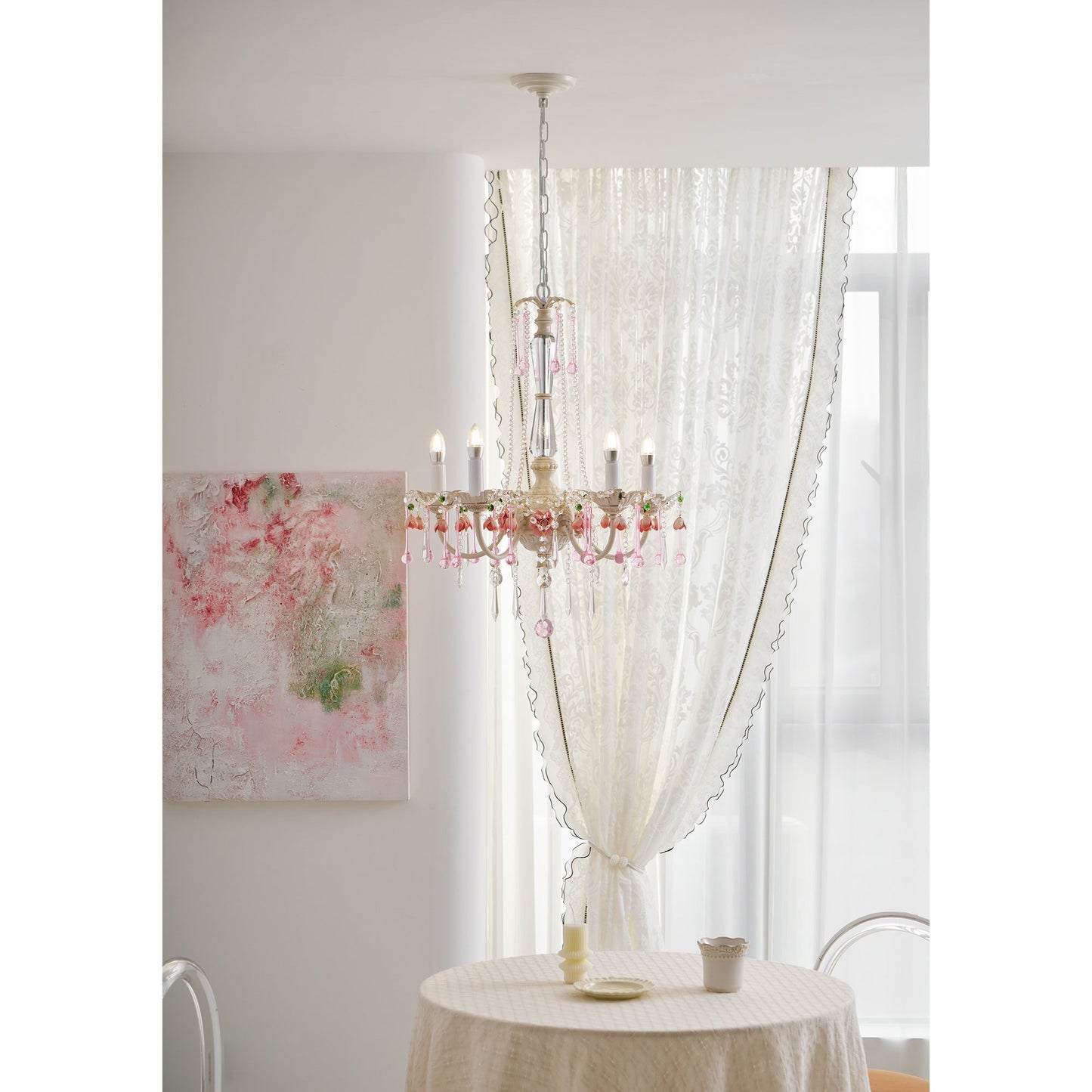 Heritage Rose Chandelier