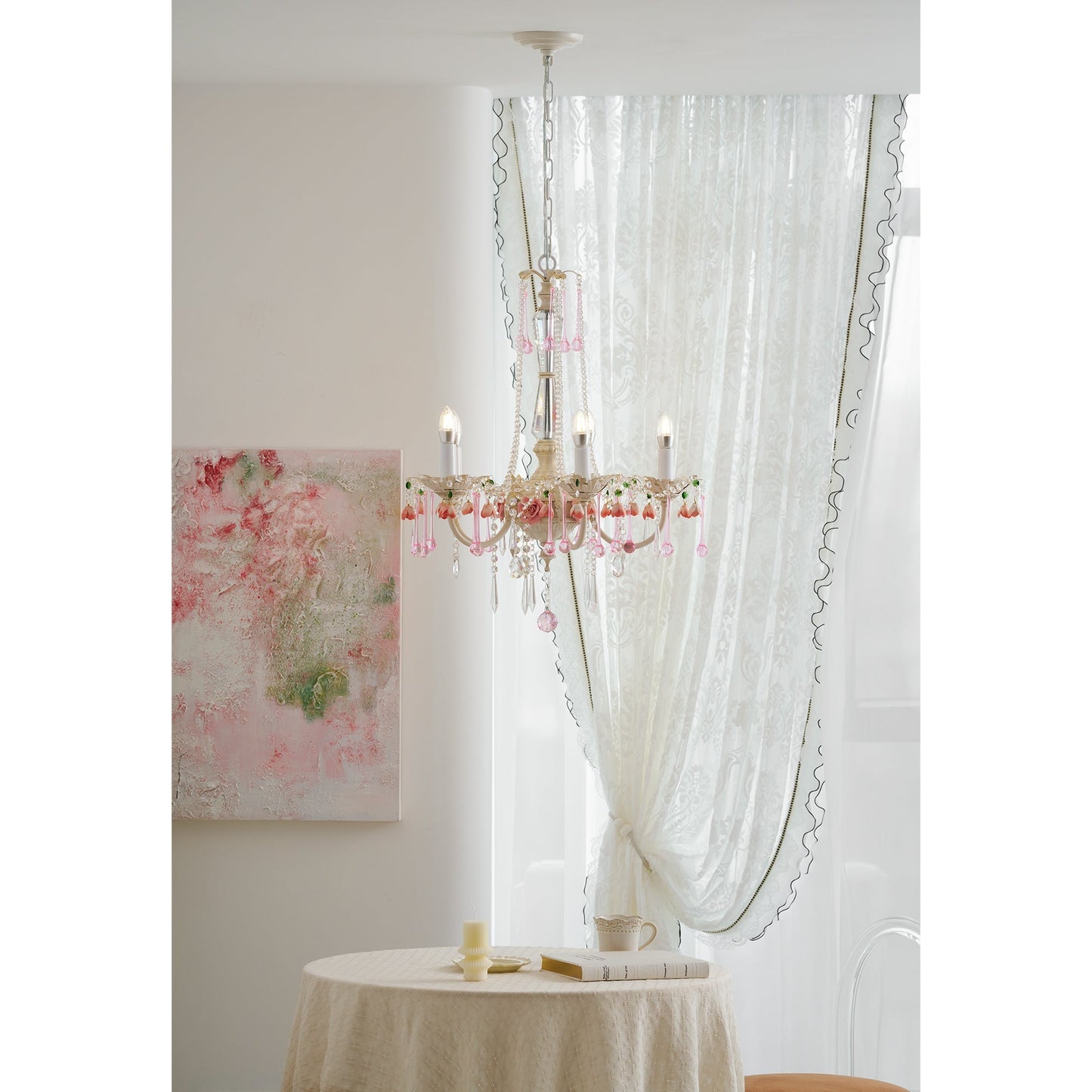 Heritage Rose Chandelier