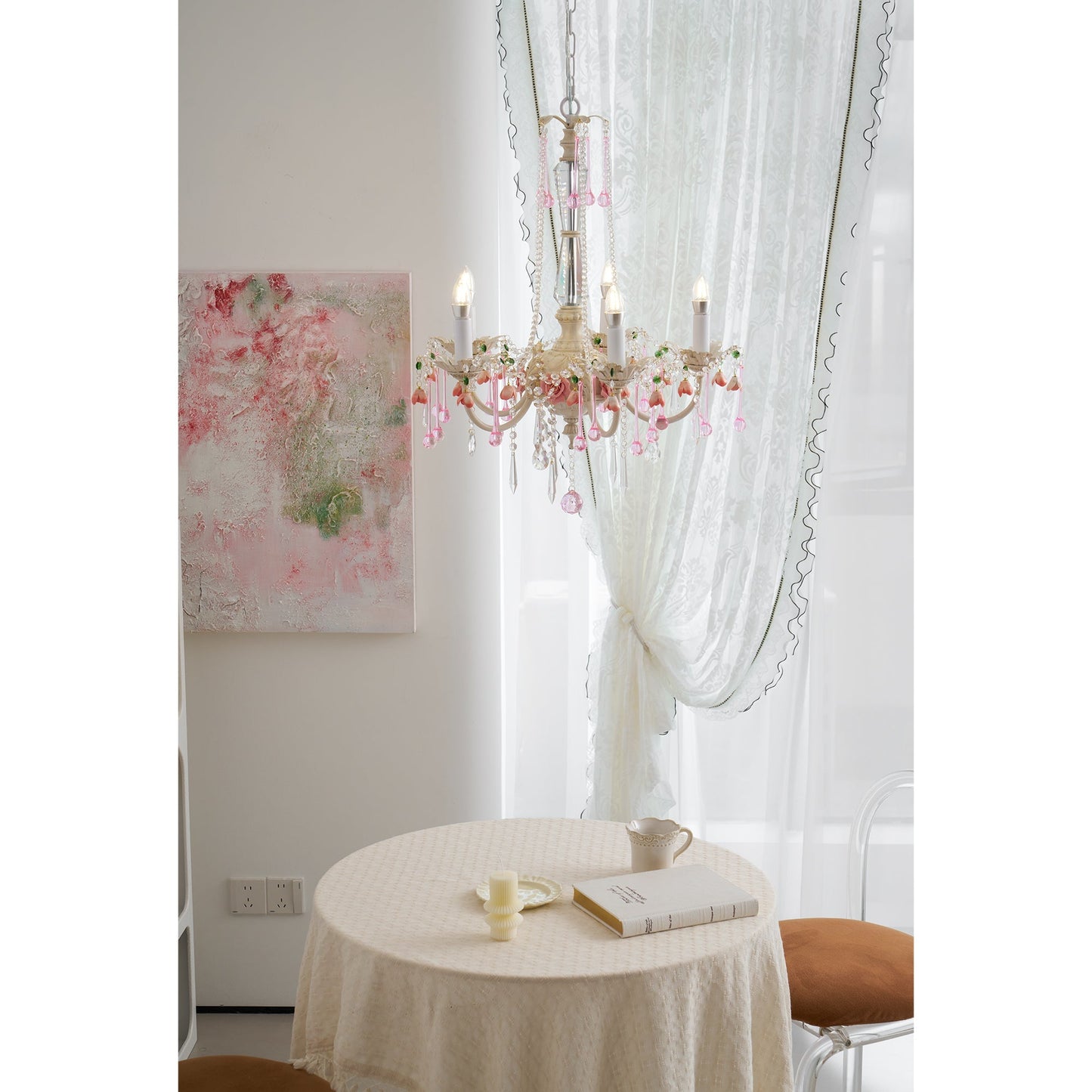 Heritage Rose Chandelier