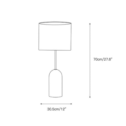 Holt Travertine Table Lamp