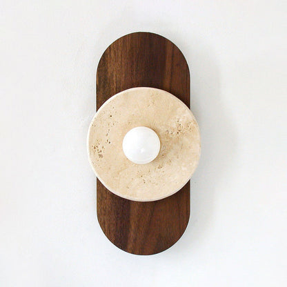 Horizon Travertine Wall Sconce