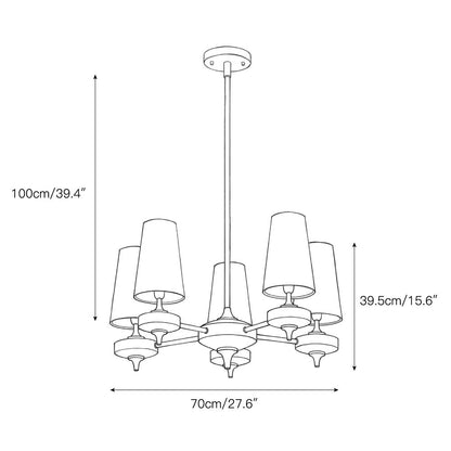 Hour Rho Chandelier
