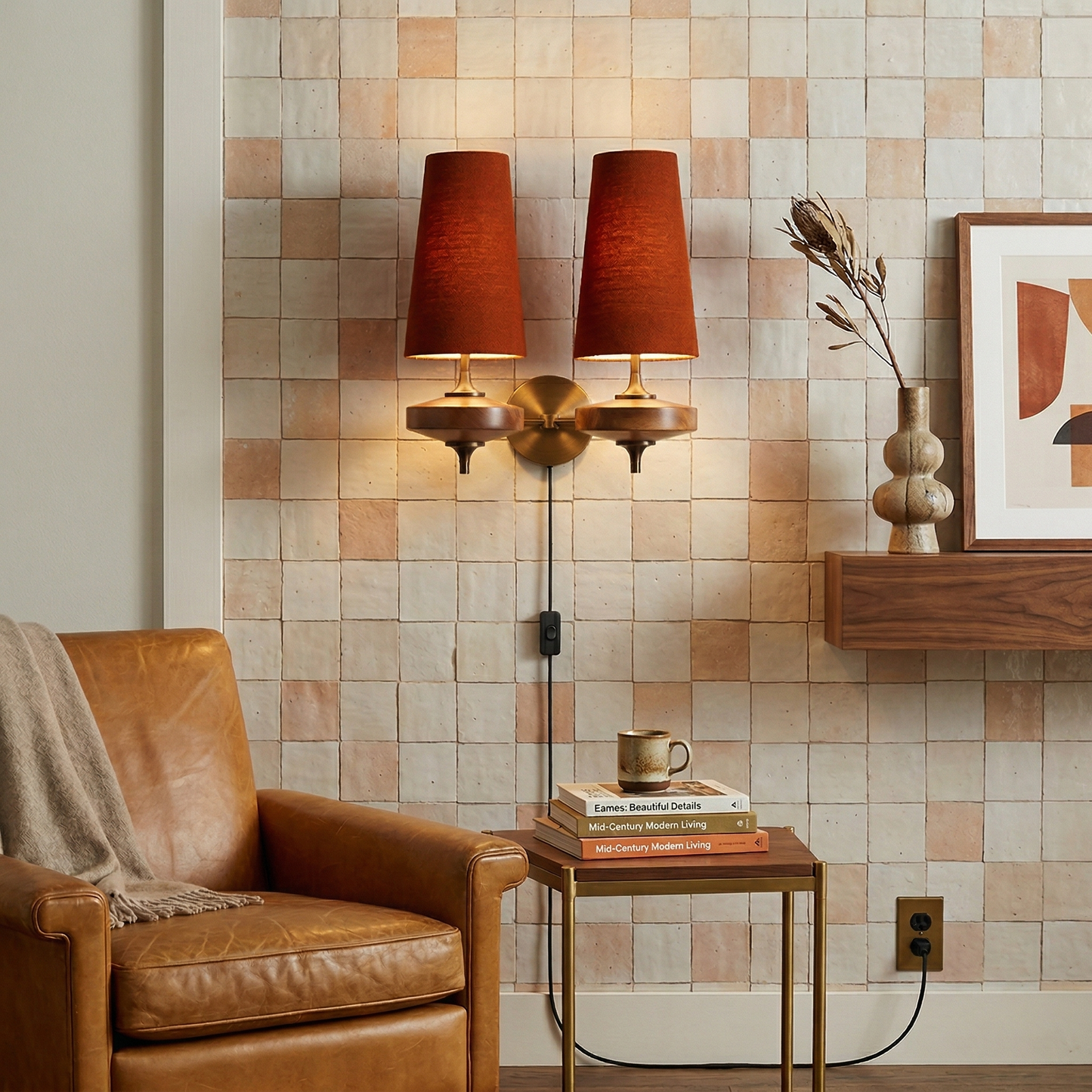 Hour Rho Plug-in Wall Lamp