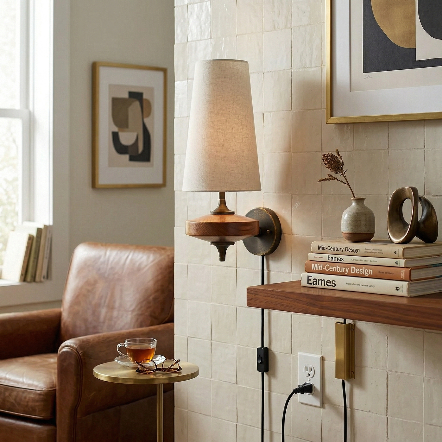 Hour Rho Plug-in Wall Lamp