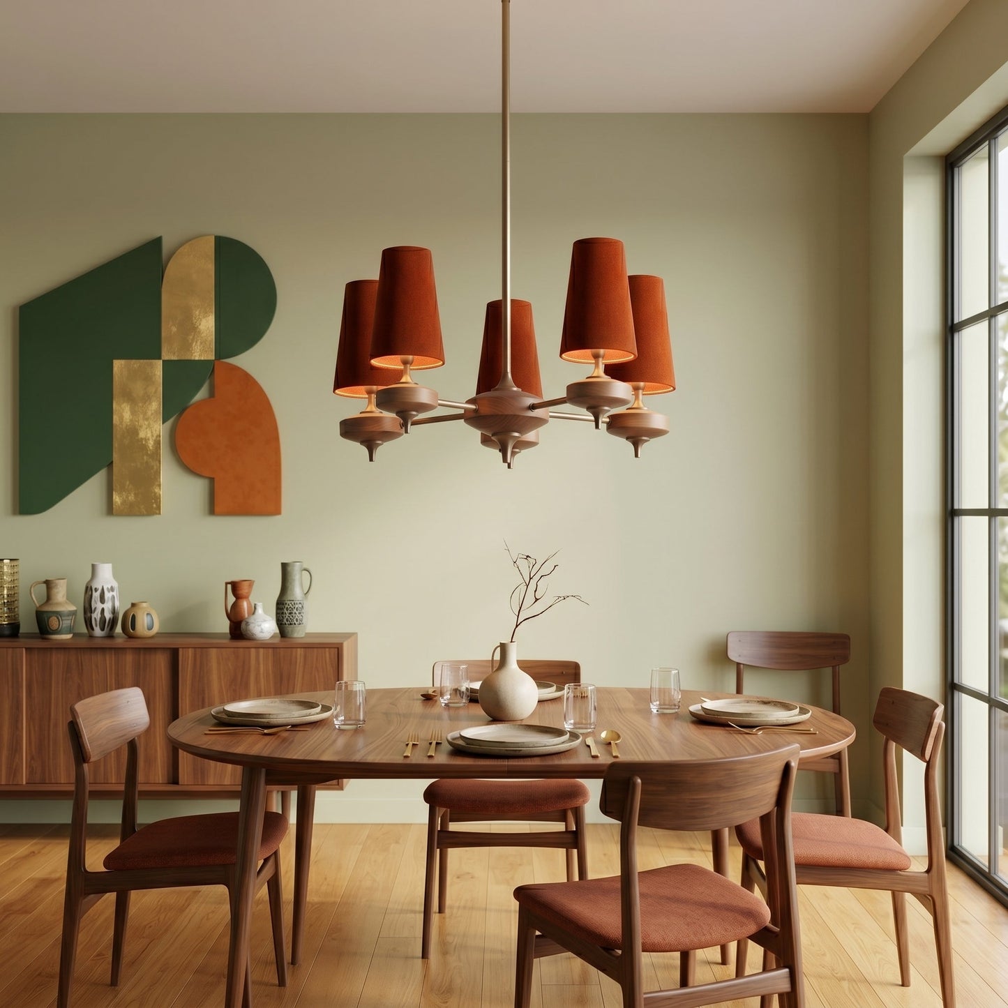 Hour Rho Chandelier