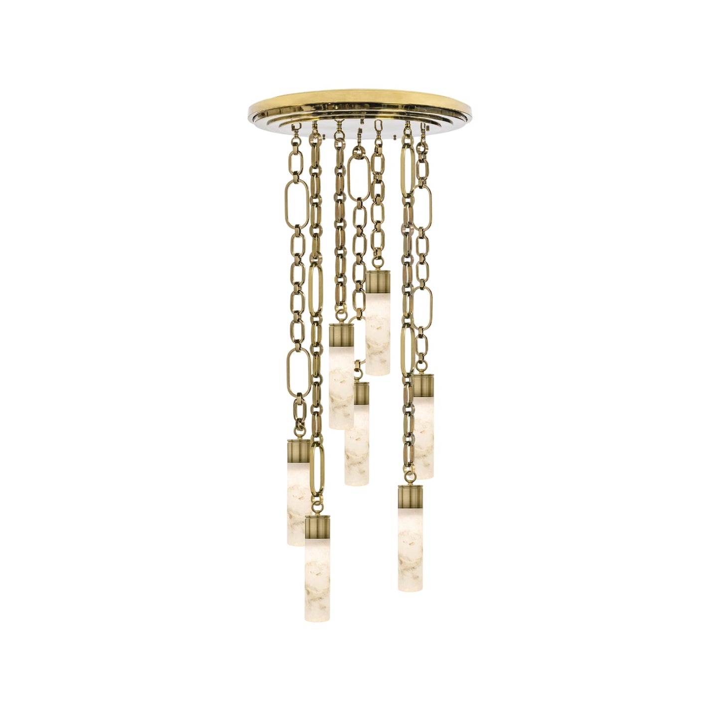 Chain Alabaster Chandelier