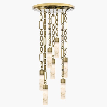 Chain Alabaster Chandelier