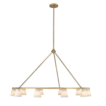 Ironstone Alabaster Chandelier