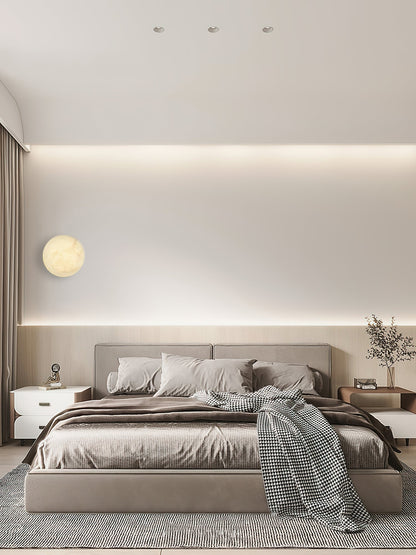 Iveala Single Alabaster Wall Lamp