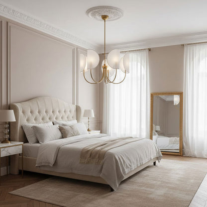 Leaf Brass Chandelier