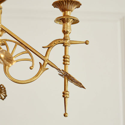 Leontine Brass Chandelier