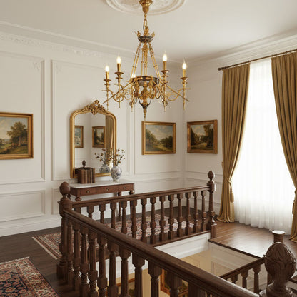 Leontine Brass Chandelier
