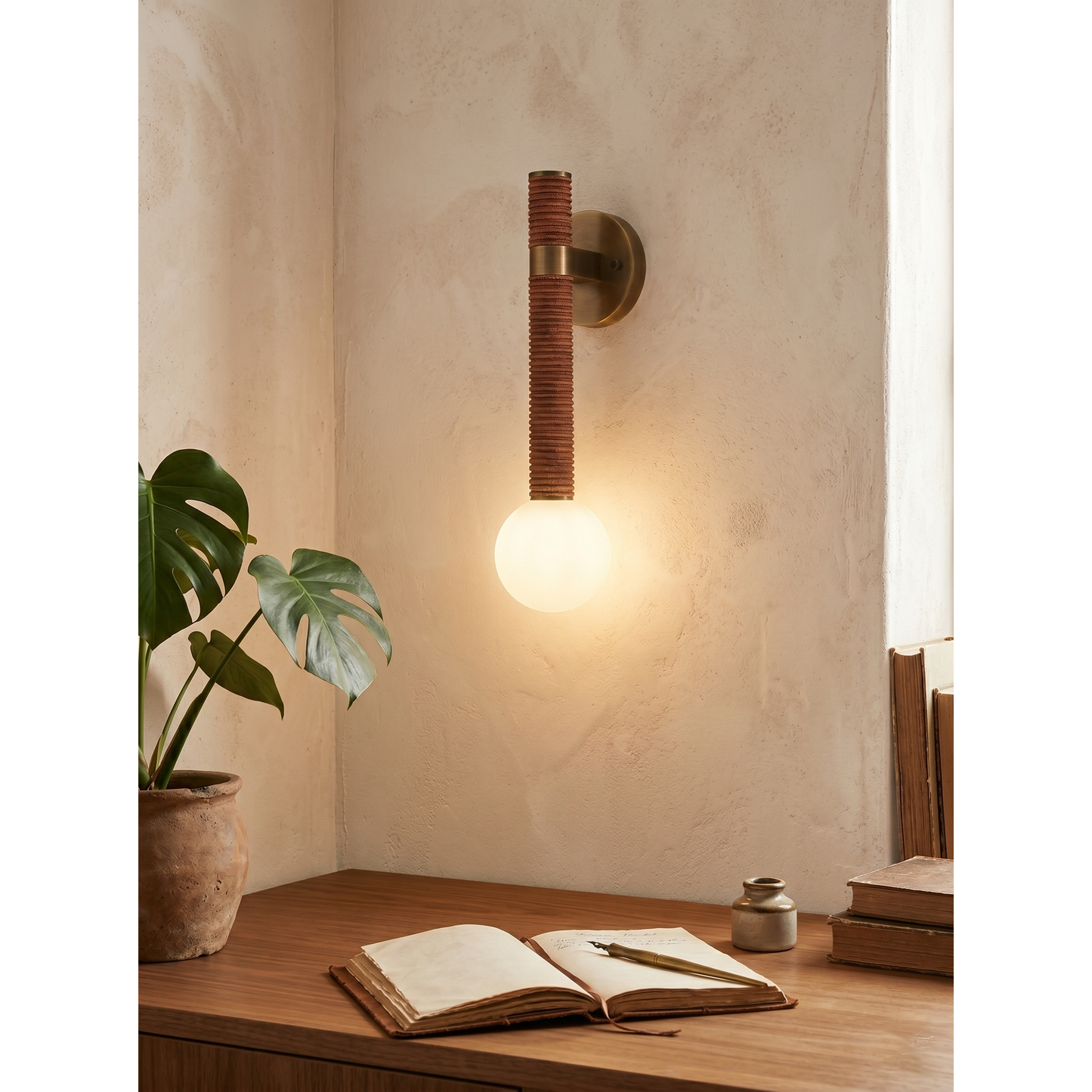 Threadline Globe Wall Sconce
