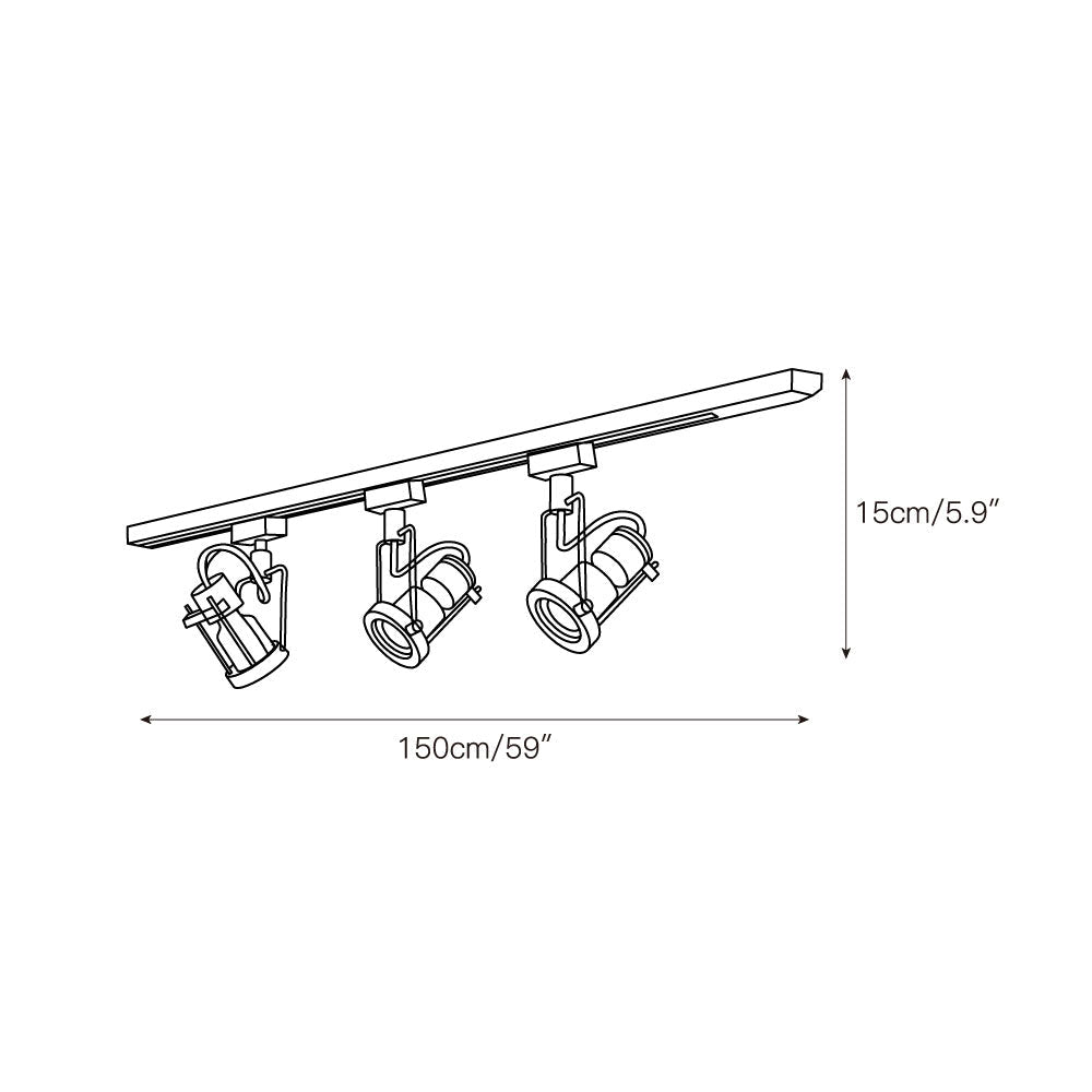 Lucide Industrial Track Lights