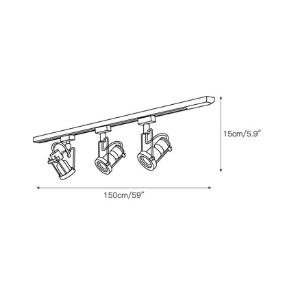 Lucide Industrial Track Lights