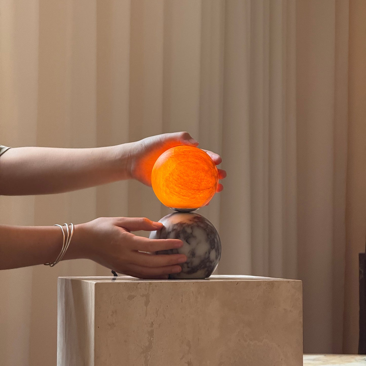 Lucide Marble Table Lamp