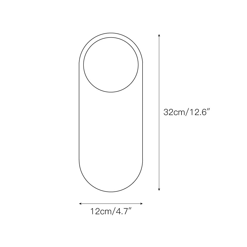 Lucie Cyan Onyx Sconce ∅ 4.7″ x H 12.6″