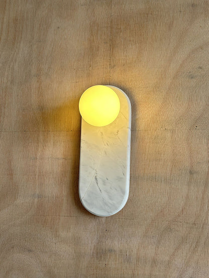 Lucie Onyx Wall Lamp ∅ 3.9″ x H 10.6″